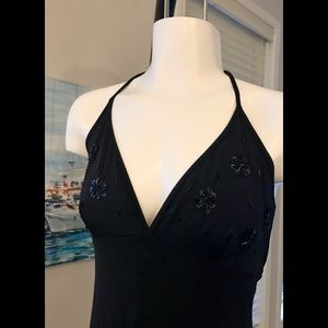 Black mermaid style dress
